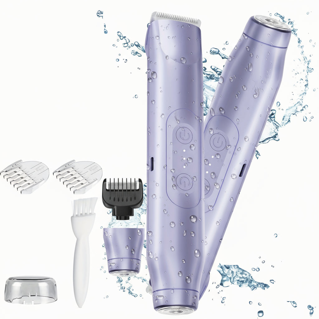 Christmas Gifts Electric Shaver Women Waterproof Hair Trimmer