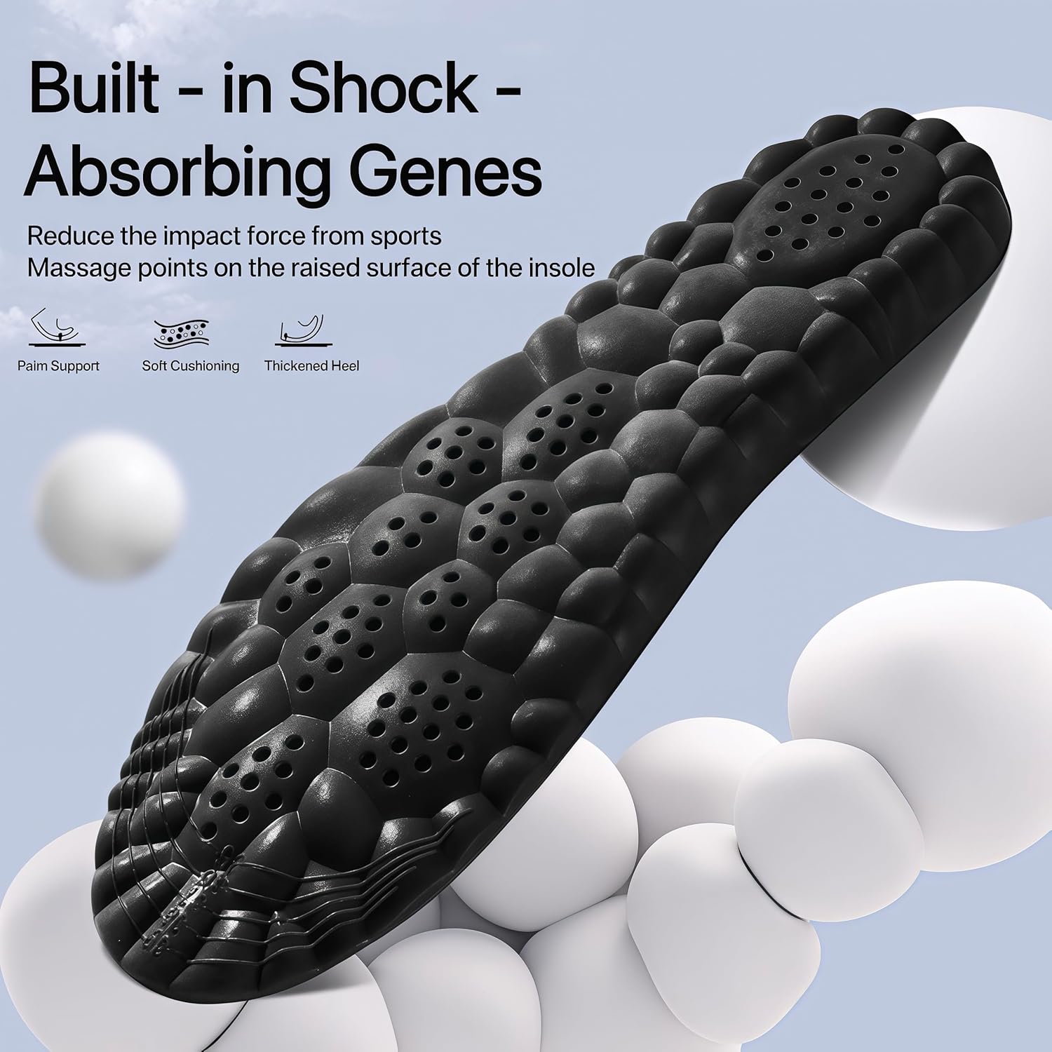 Shoe Insoles Arch Support Orthopedic Memory Foam Cushion Pads