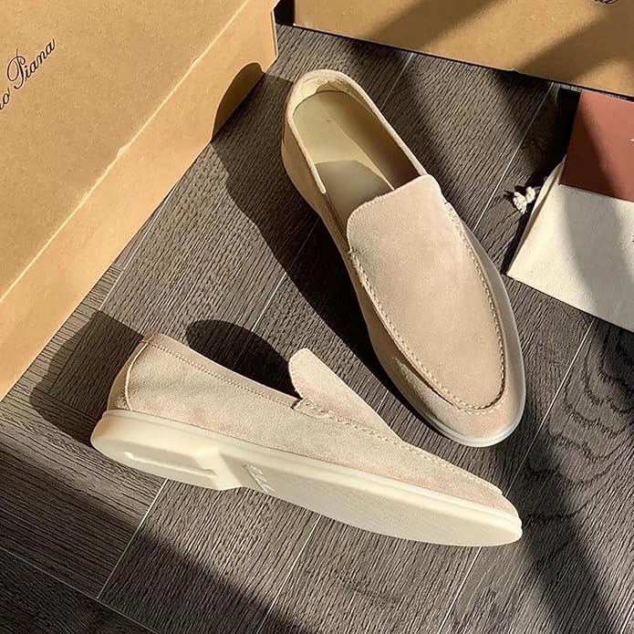 Men’s Barefoot Suede Loafers Shoes | Casual Lightweight Fit