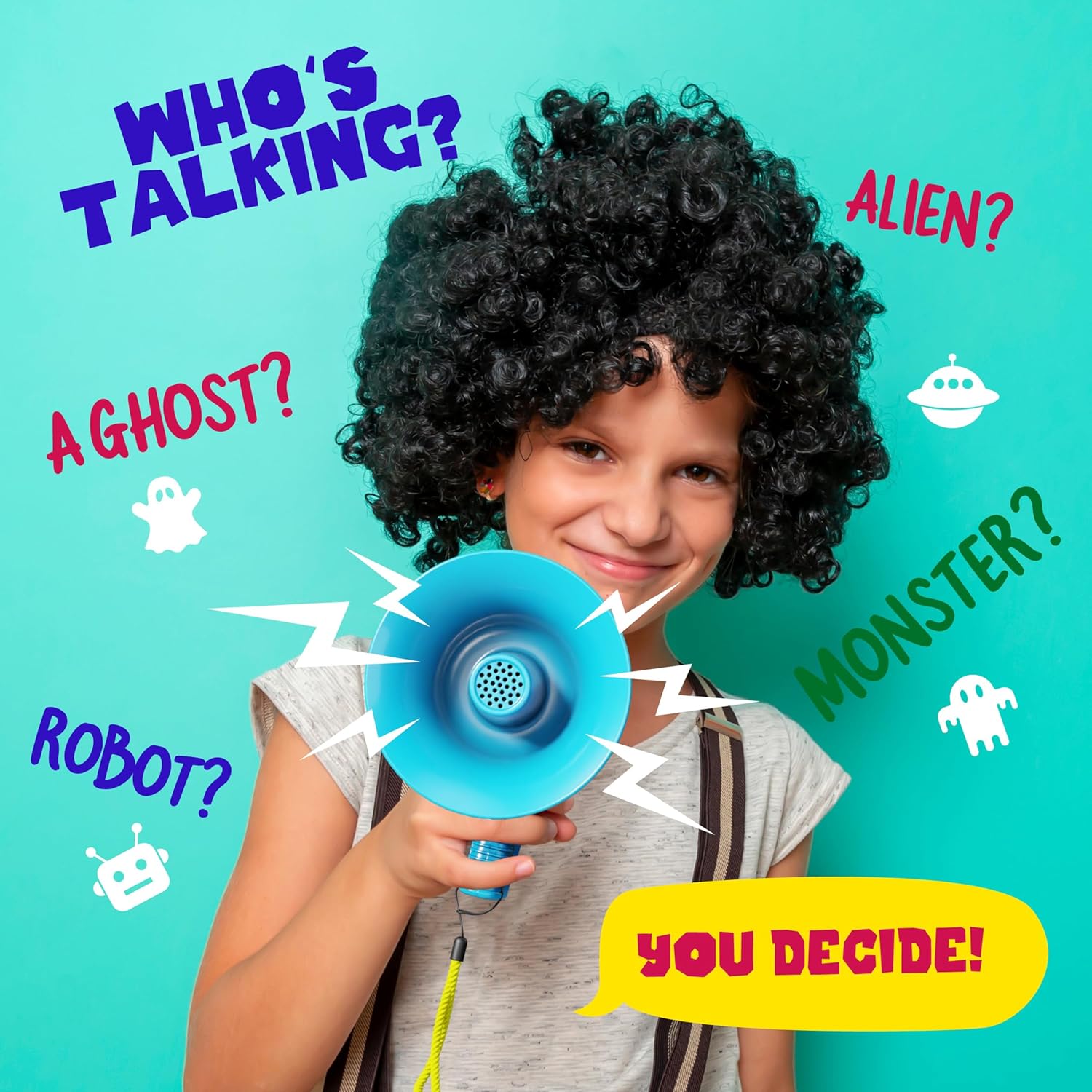 Kids Microphone Voice Changer Megaphone Lights Echo