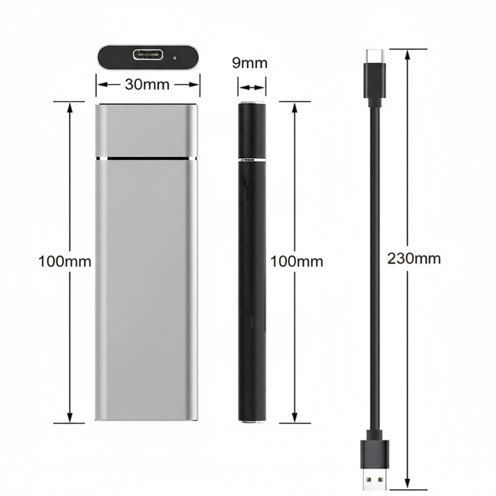 8TB External Hard Drive Portable Storage for Mac and Windows 1