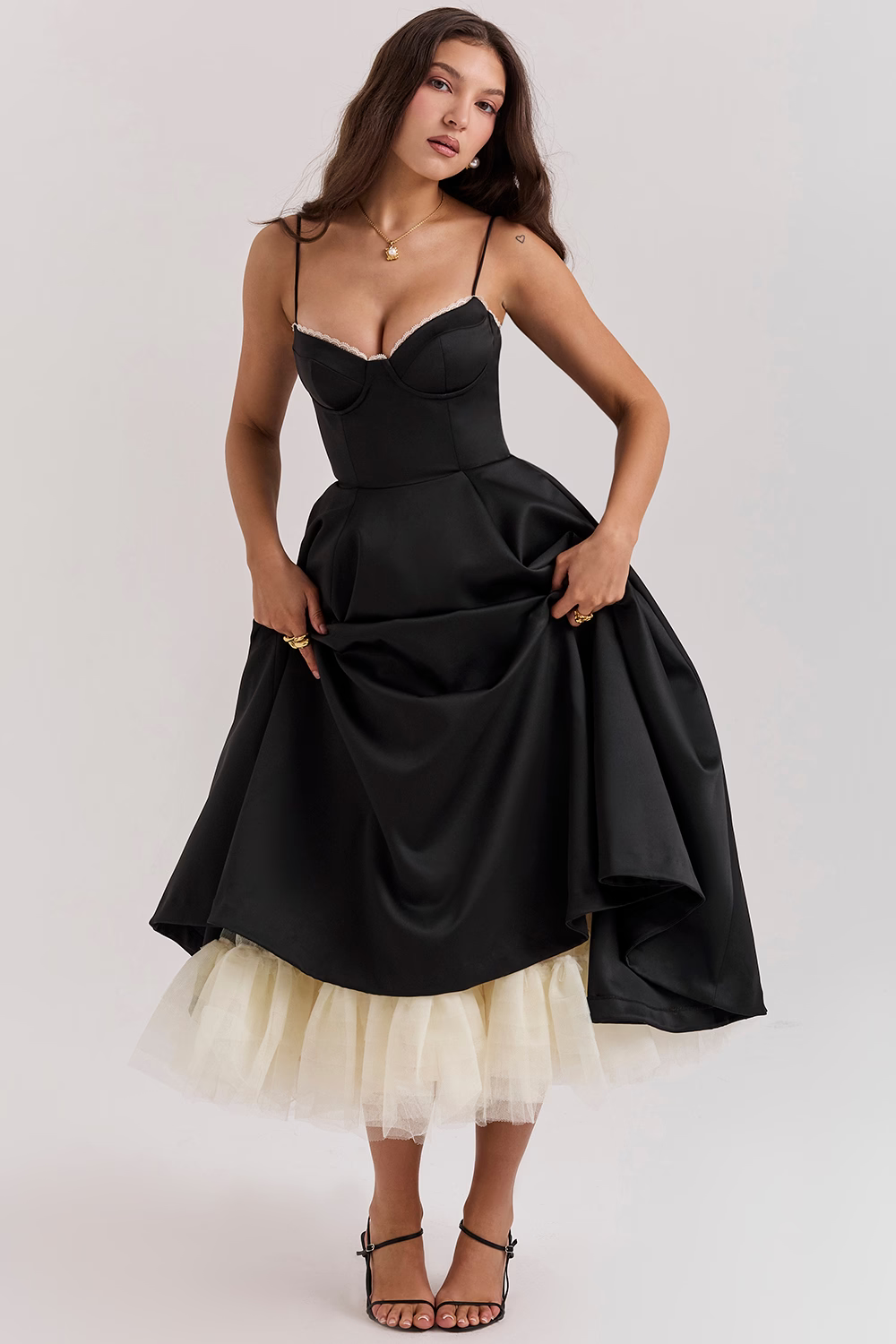 Women's Elegant Strapless Summer Dress | Casual Midi