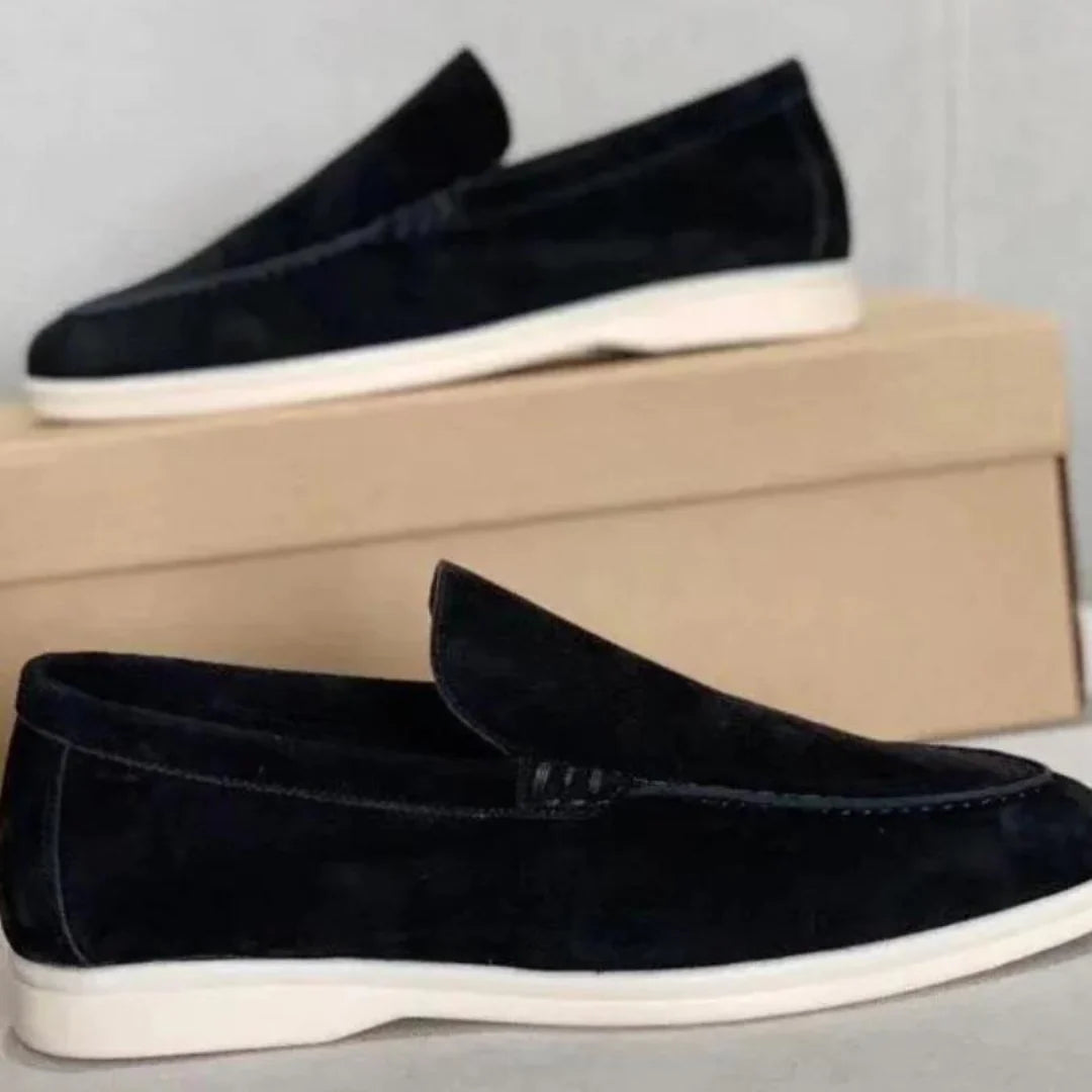 Men’s Barefoot Suede Loafers Shoes | Casual Lightweight Fit