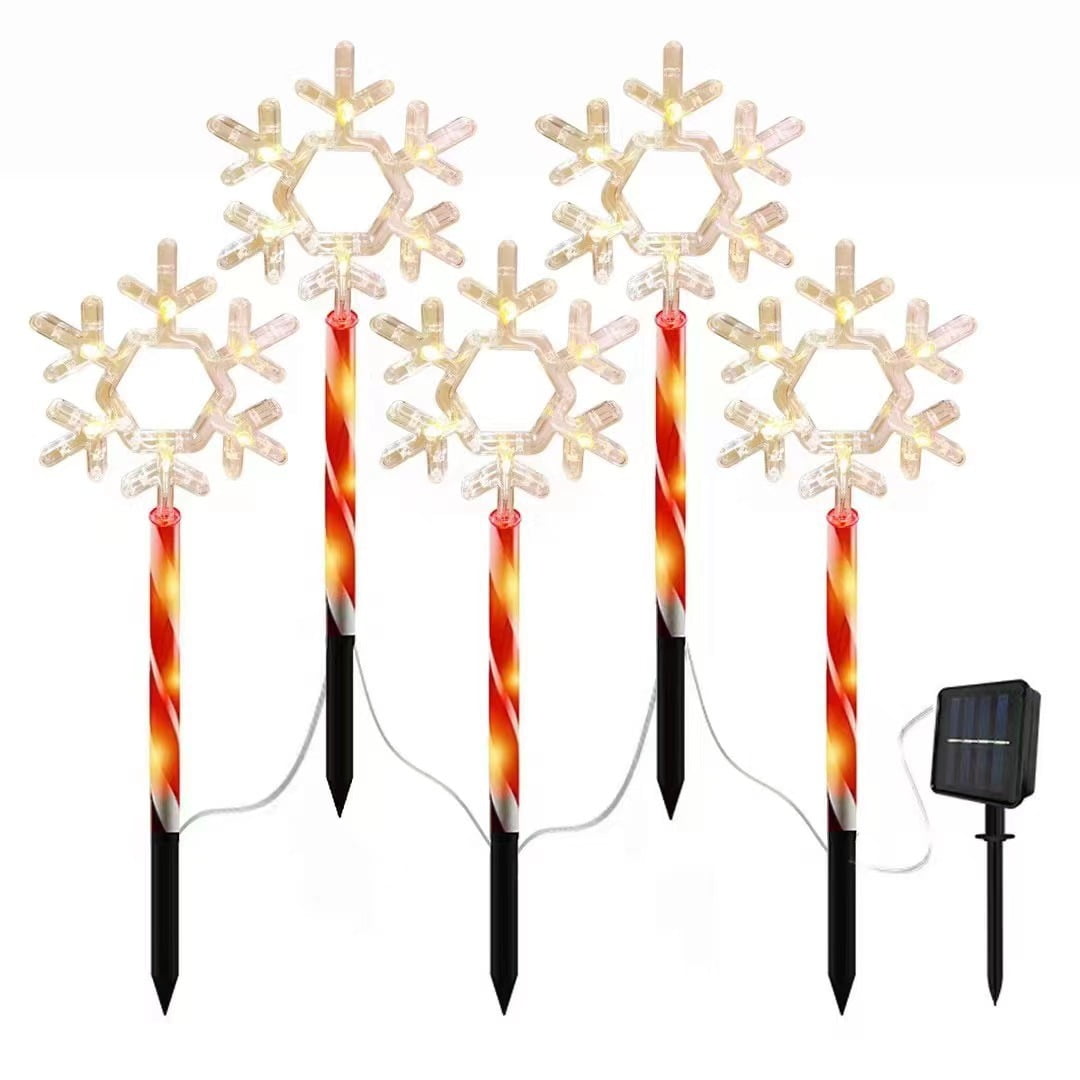 Christmas Pathway Light Outdoor Solar Garden Decoration Stake