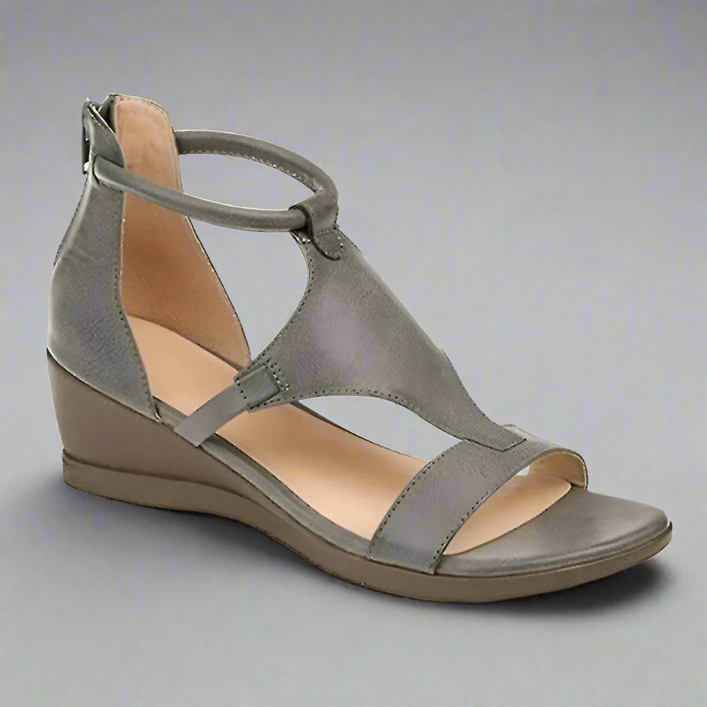 Women’s Comfortable Wedge Sandals | Summer Open Toe T Strap