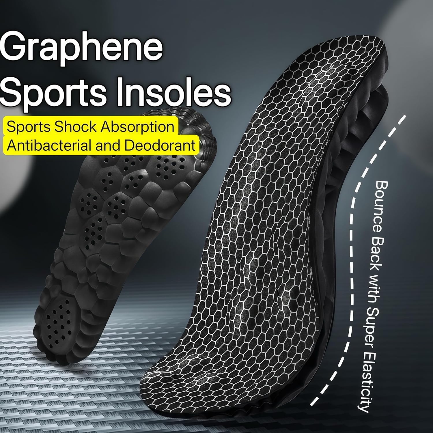 Shoe Insoles Arch Support Orthopedic Memory Foam Cushion Pads