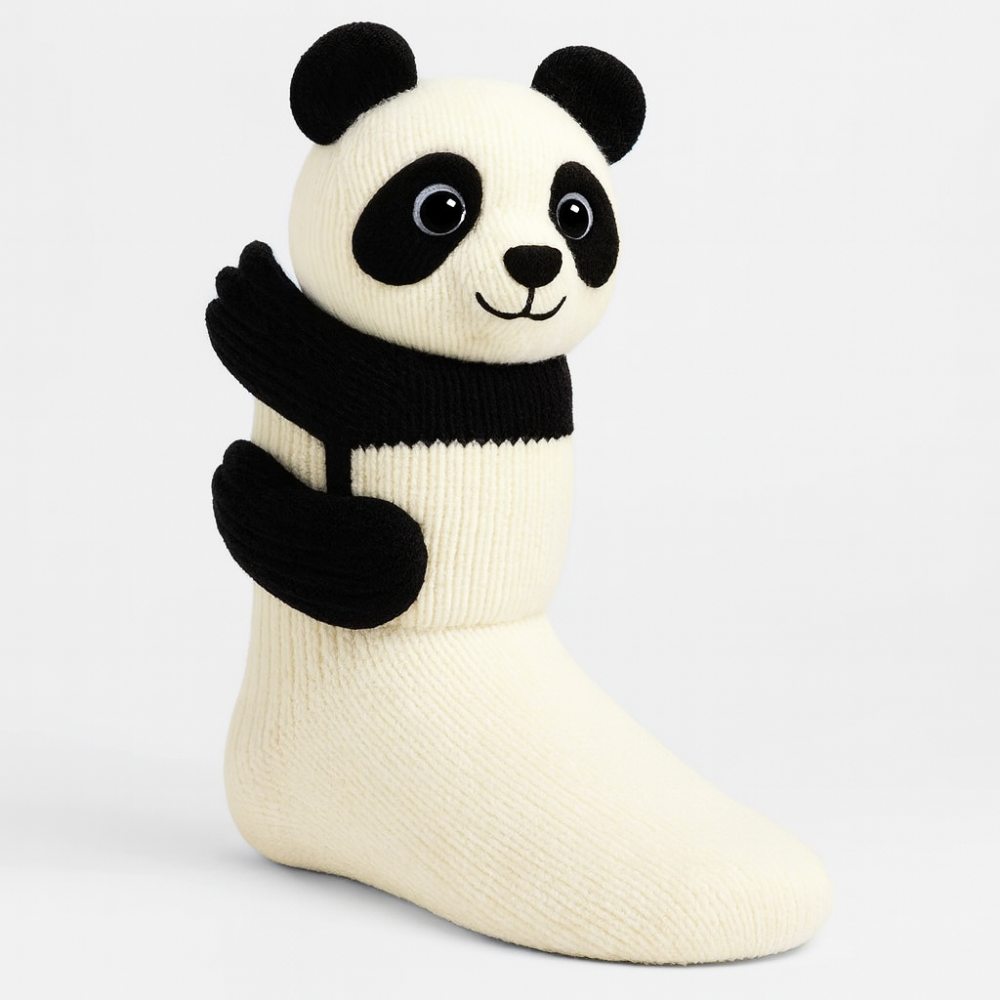 Cozy Animal Knitted Socks Plush Winter Slipper Socks