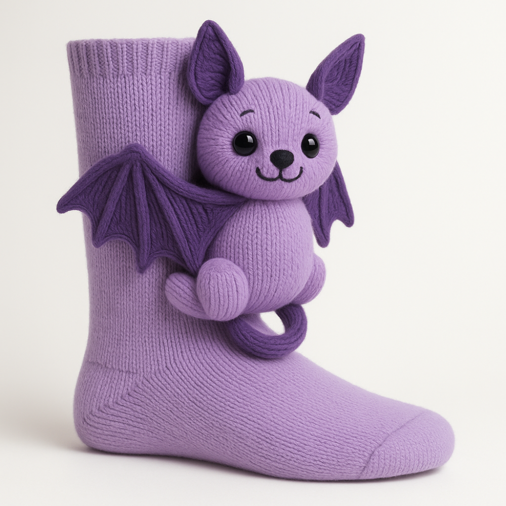 Cozy Animal Knitted Socks Plush Winter Slipper Socks