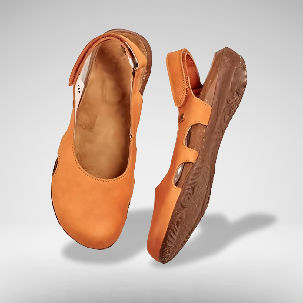 Women’s Arch Support Slingback Sandals | Work Comfort Flats