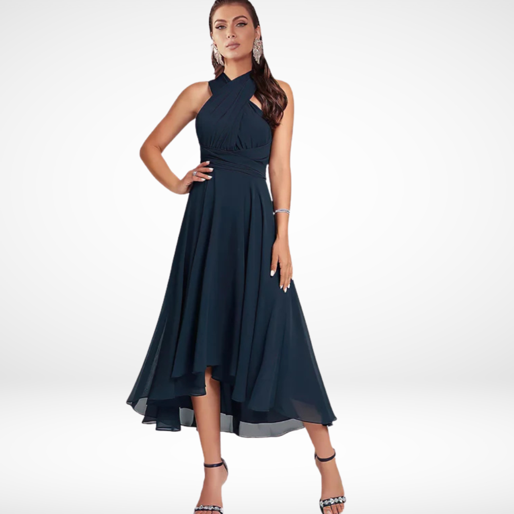 Women's Formal Summer High Low Dress | Midi