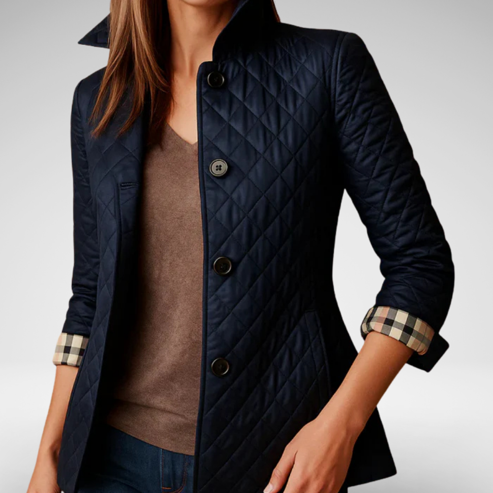 Women's Quilted Spring Jacket | Lightweight Windbreaker