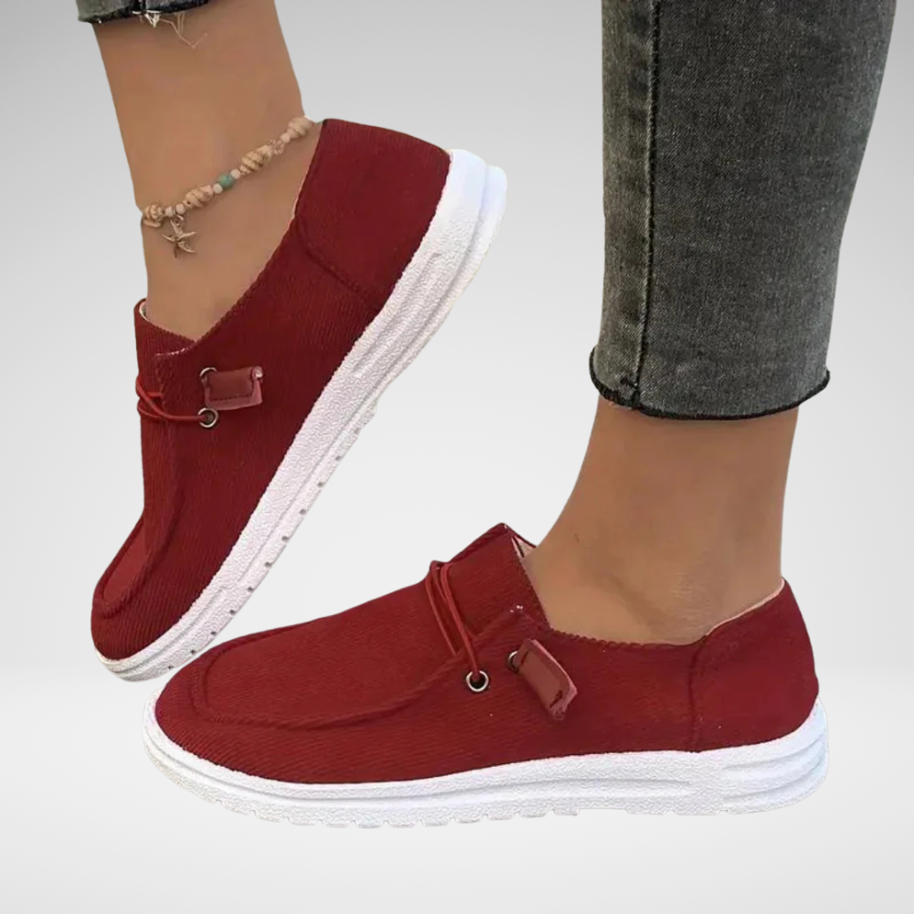 Women’s Lightweight Walking Sneakers | Slip-On Arch Support