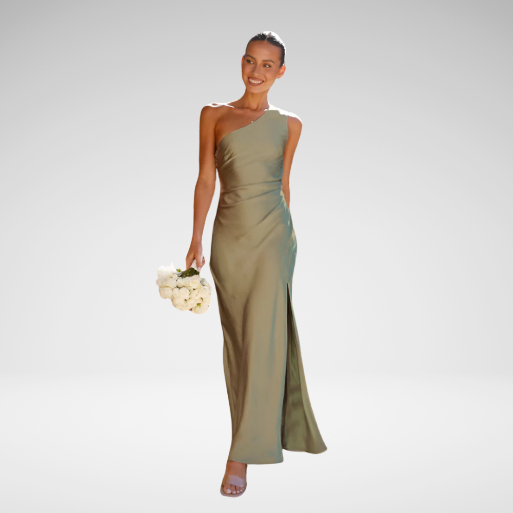 Women’s Formal One Shoulder Evening Dress | Long Maxi