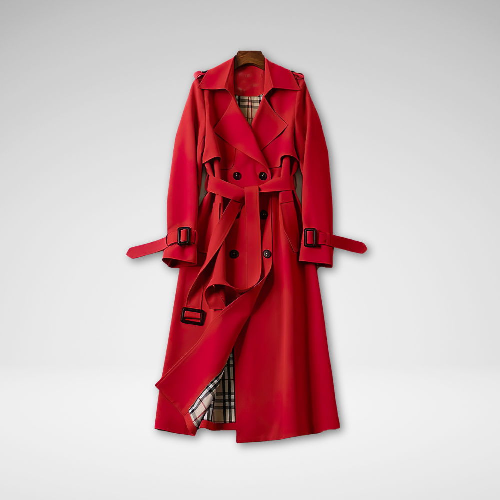 Women’s Long Trench Overcoat | Belted Oversized Coat
