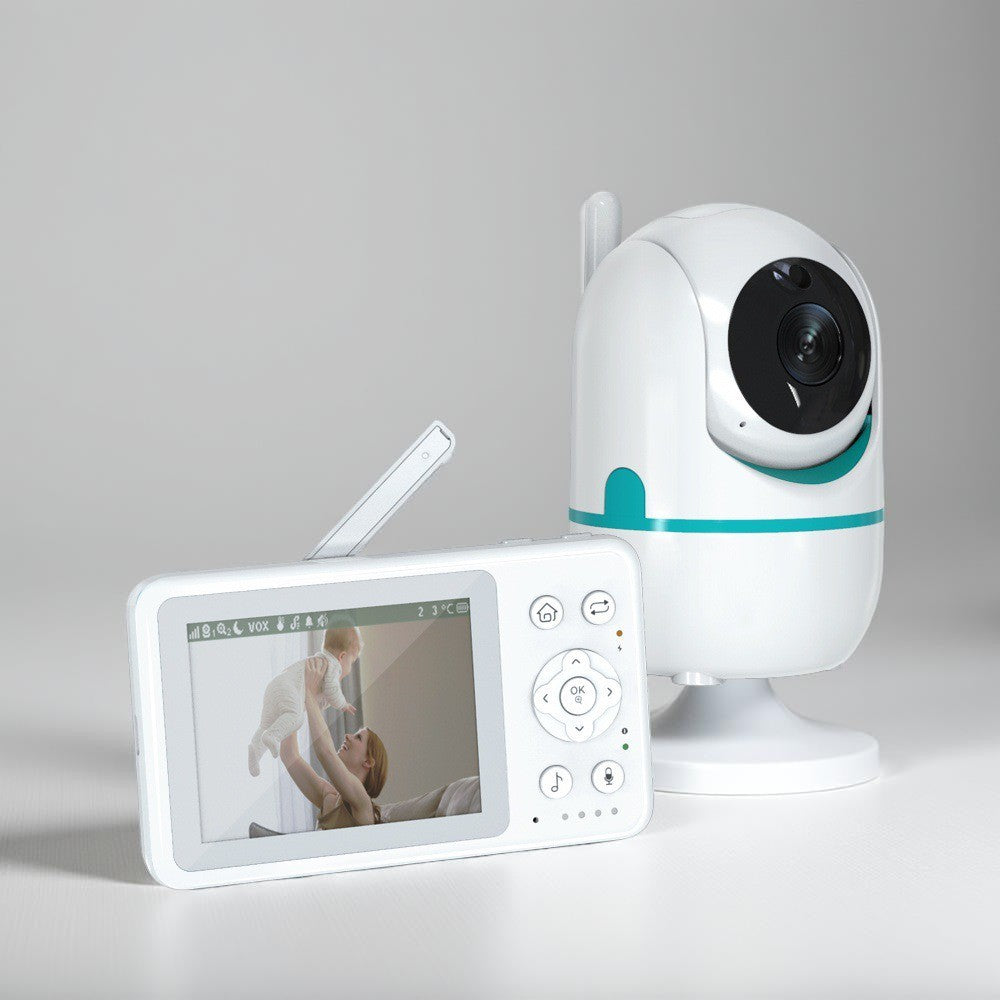 Baby Monitor Split Screen Dual Camera Night Vision Long Range Video