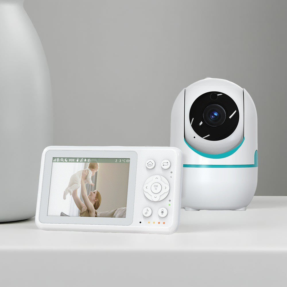 Baby Monitor Split Screen Dual Camera Night Vision Long Range Video