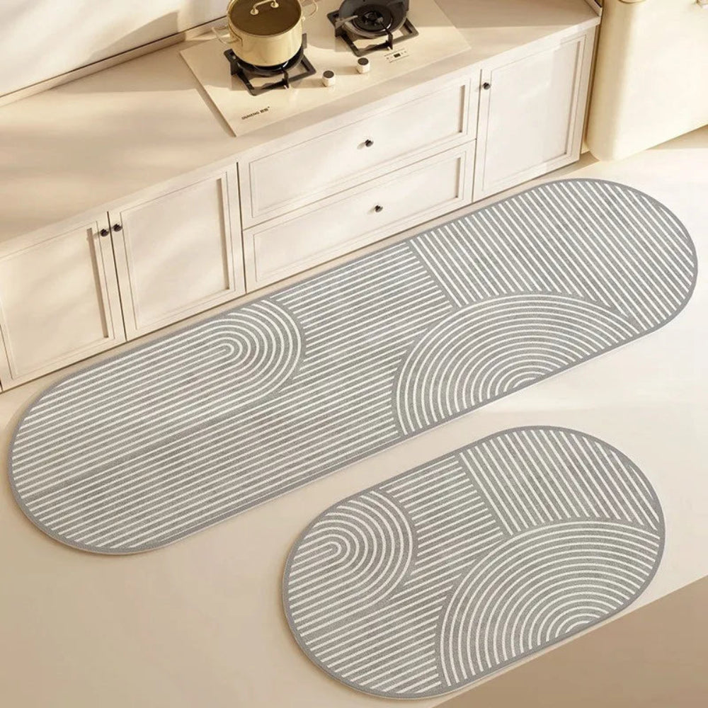 Bathroom Floor Mat Non Slip Washable Absorbent Kitchen Rug