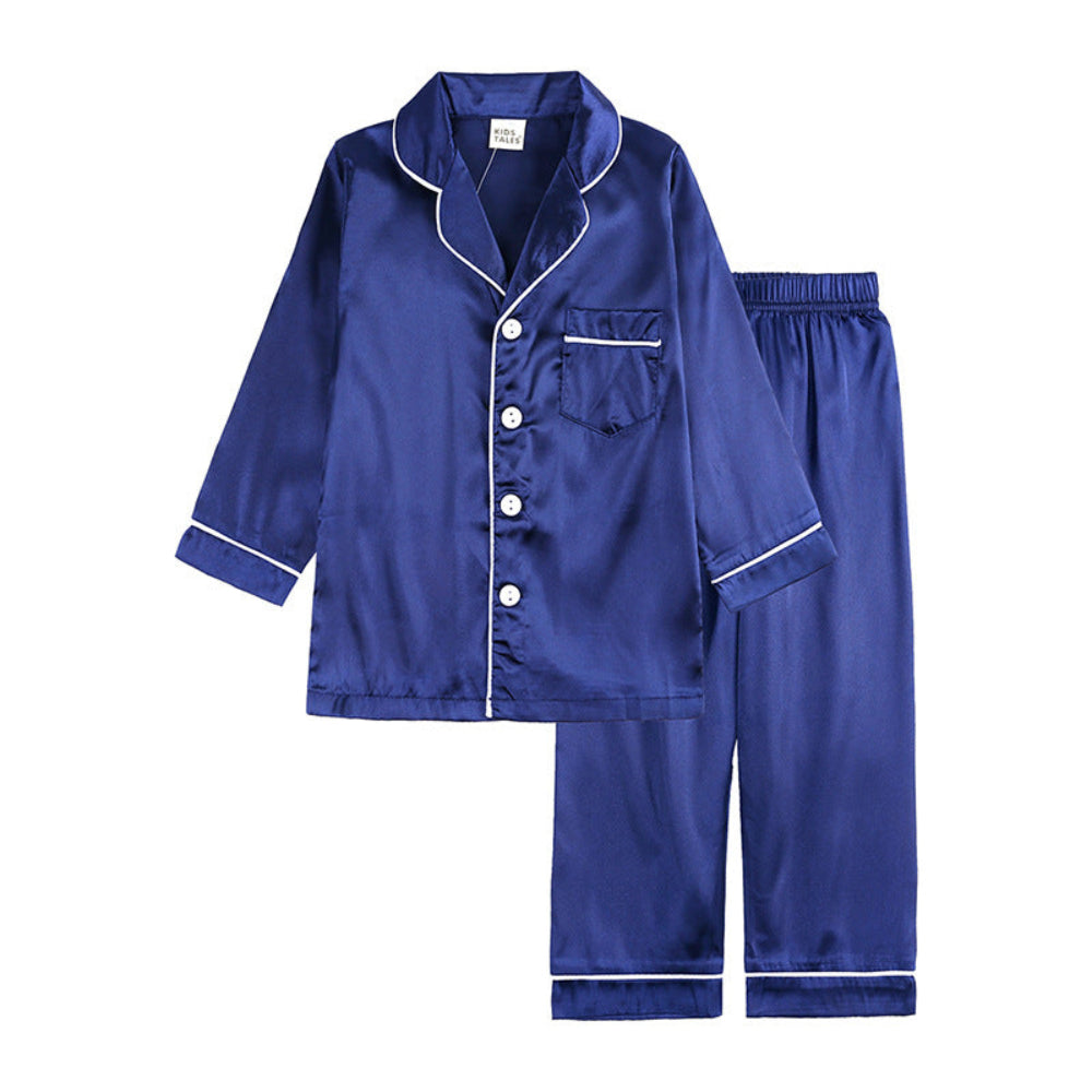 Silk Kids Pajama Set Pure Mulberry Comfort