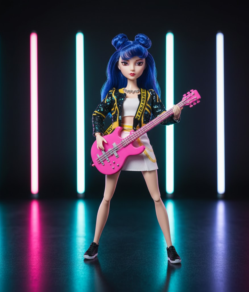 Anime Action Figure Kids Articulated PVC Vinyl KPop Style Doll