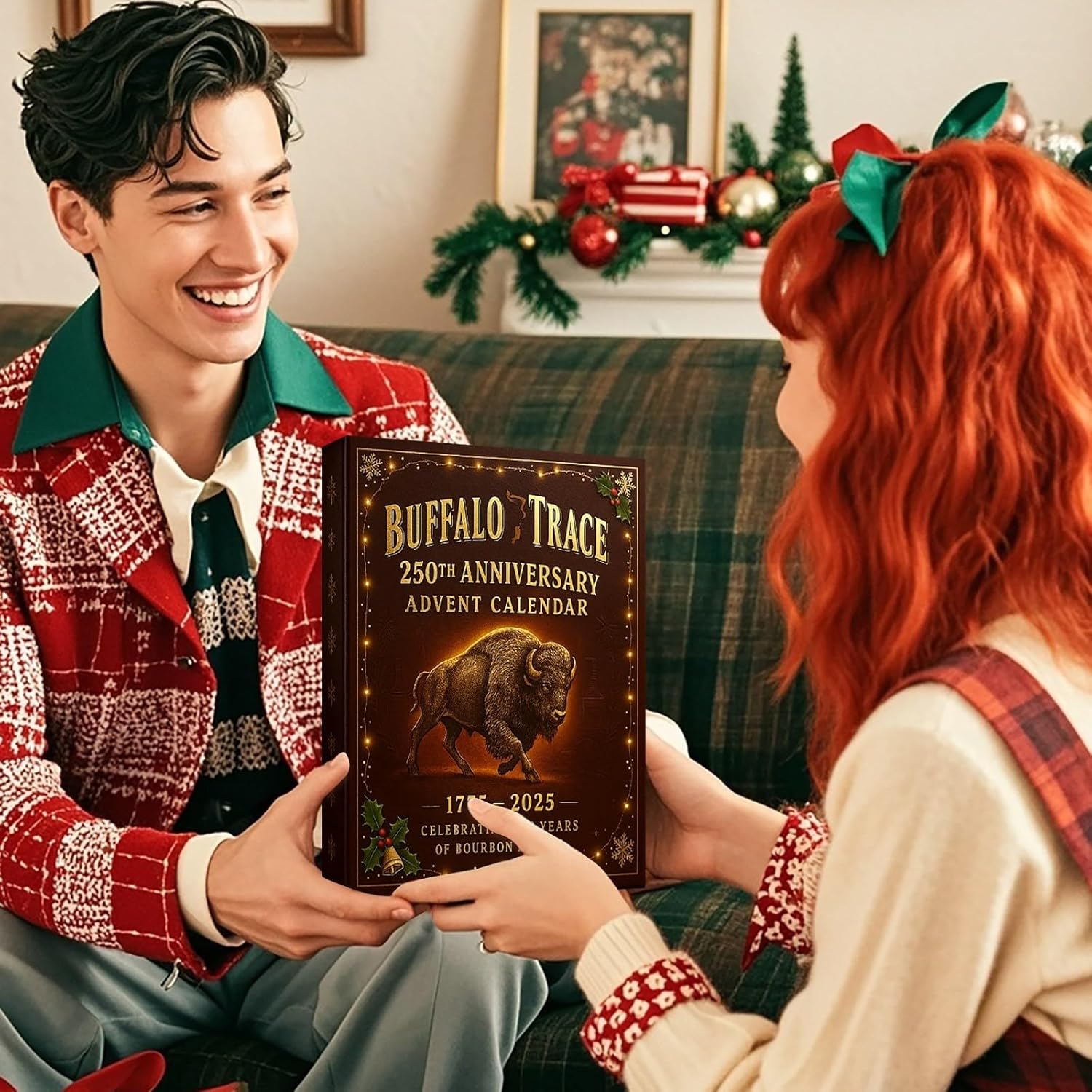 Buffalo Trace Advent Calendar 2025 Decorative Christmas Gift Box