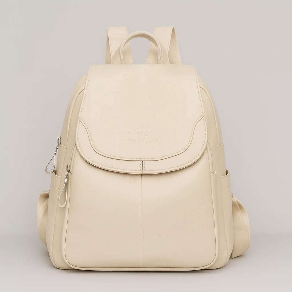 Women’s Travel Backpack | Casual Leather Rucksack Large