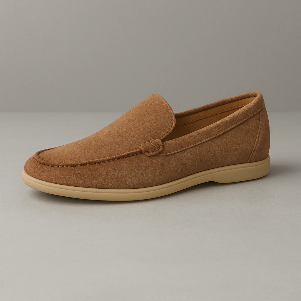 Men's Barefoot Suede Loafers | Lightweight Slip-On Shoes