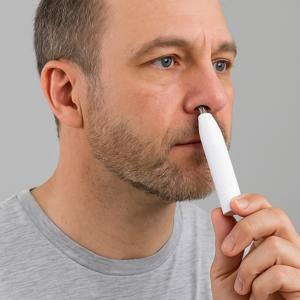 Electric Nose Hair Trimmer Precision Grooming Safe Portable Design