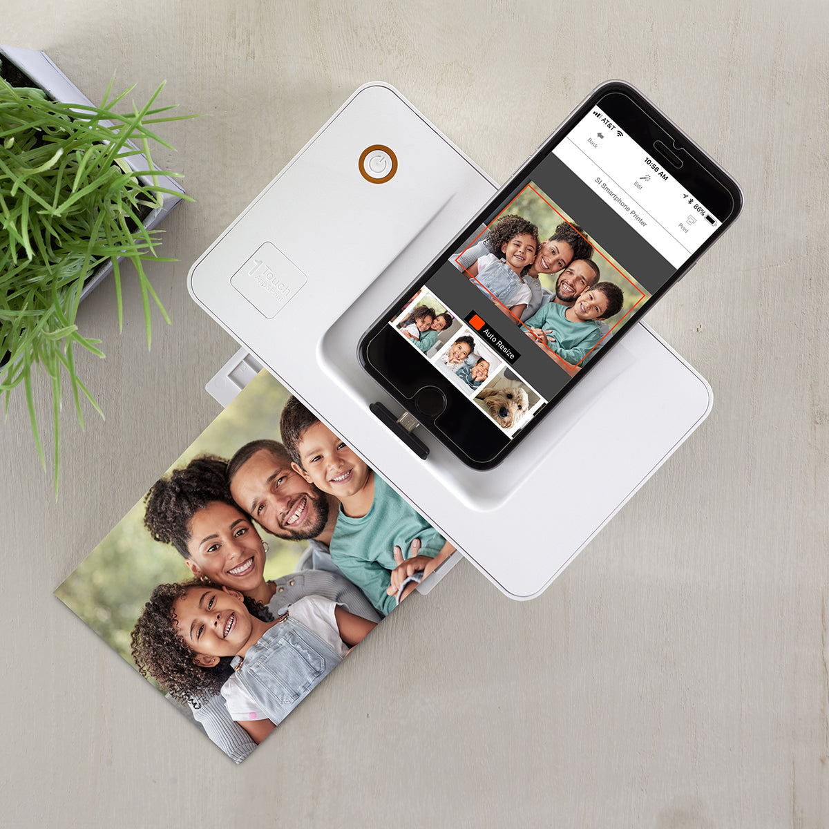 Compact Wireless Photo Printer for 4x6 Color Photos 2