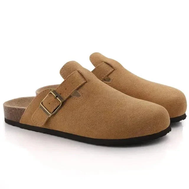 Men's Orthopedic Suede Clogs | Slip-On Comfort Slippers