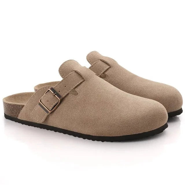 Men's Orthopedic Suede Clogs | Slip-On Comfort Slippers