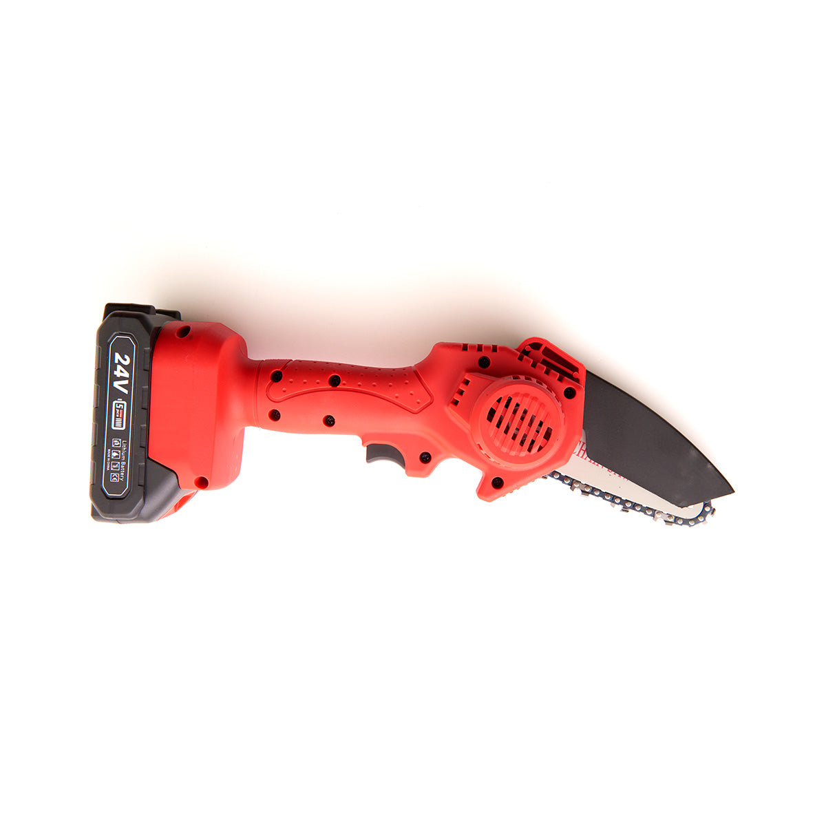 Electric Mini Chainsaw 24V Cordless Lightweight with Extra Chains 5