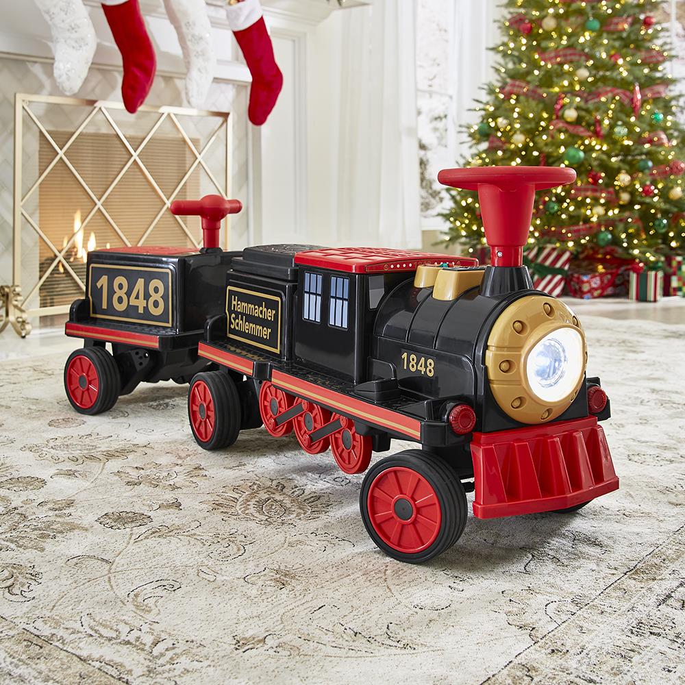 Electric Ride-On Train for Kids Three Passenger Backyard Adventure 2