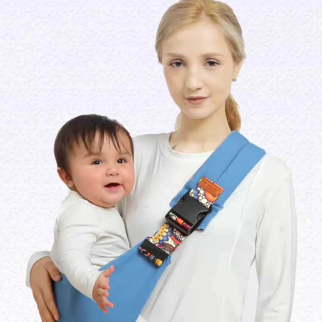 Ergonomic Baby Carrier Strap Adjustable Breathable Cotton Design 2