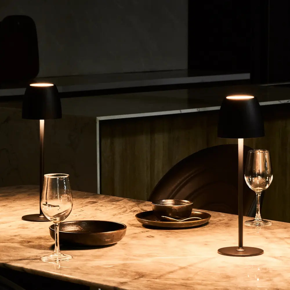 Modern Metal Cordless LED Table Lamp Waterproof