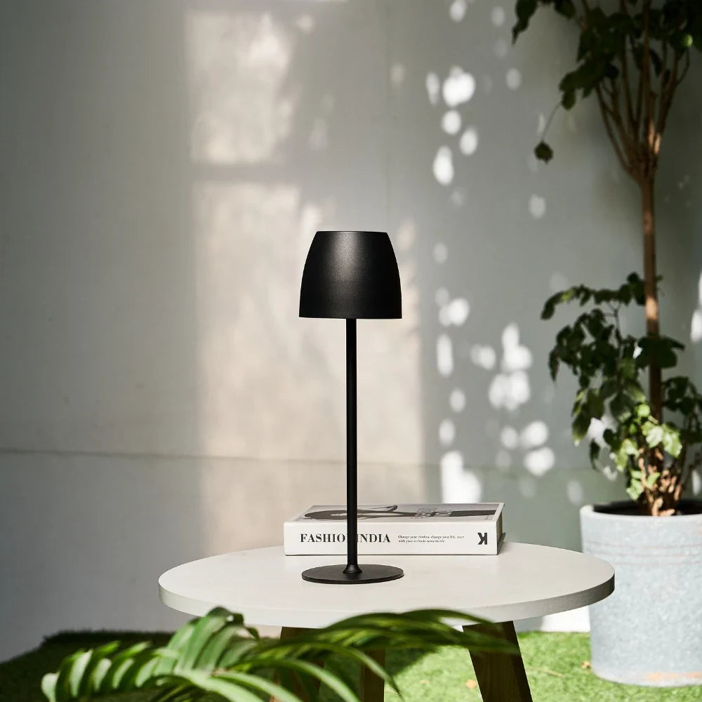 Modern Metal Cordless LED Table Lamp Waterproof