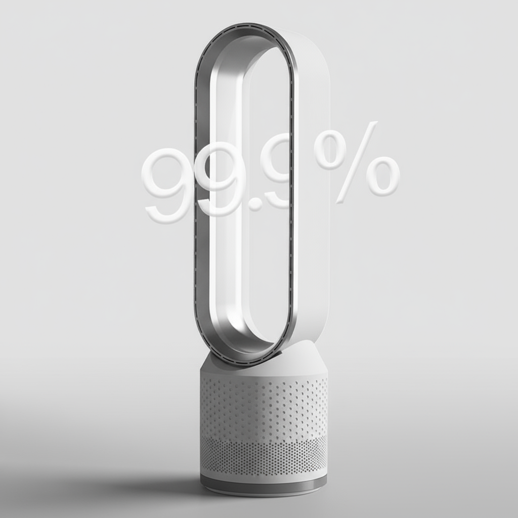 Evaporative Air Cooler Bladeless Fan Purifier 3-in-1 Quiet Design 6