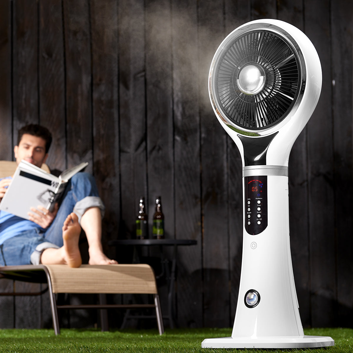 Evaporative Cooler Portable Misting Humidifier 250 sq ft with Remote 2