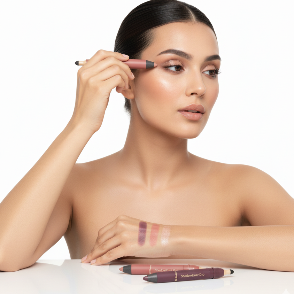 Cream Eyeshadow Stick Duo 2in1 Waterproof Eyeliner Shadow