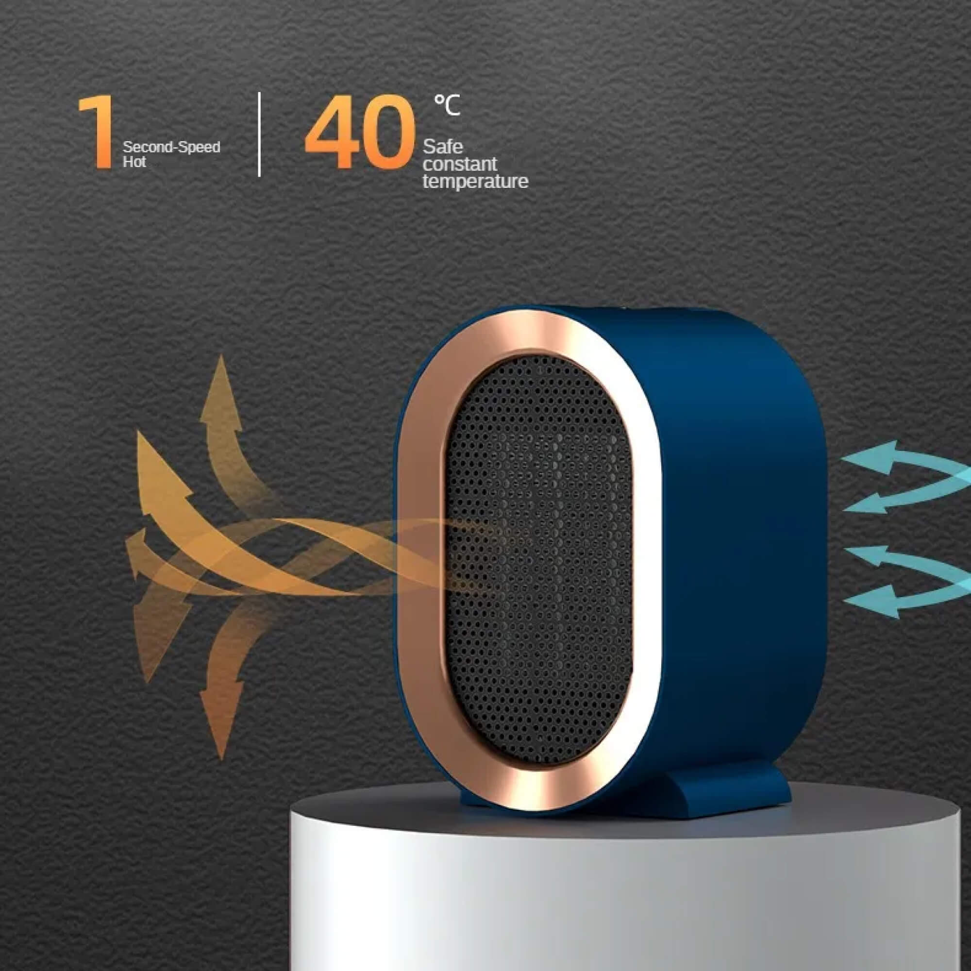 Electric Space Heater Fast Heating Energy Efficient Design