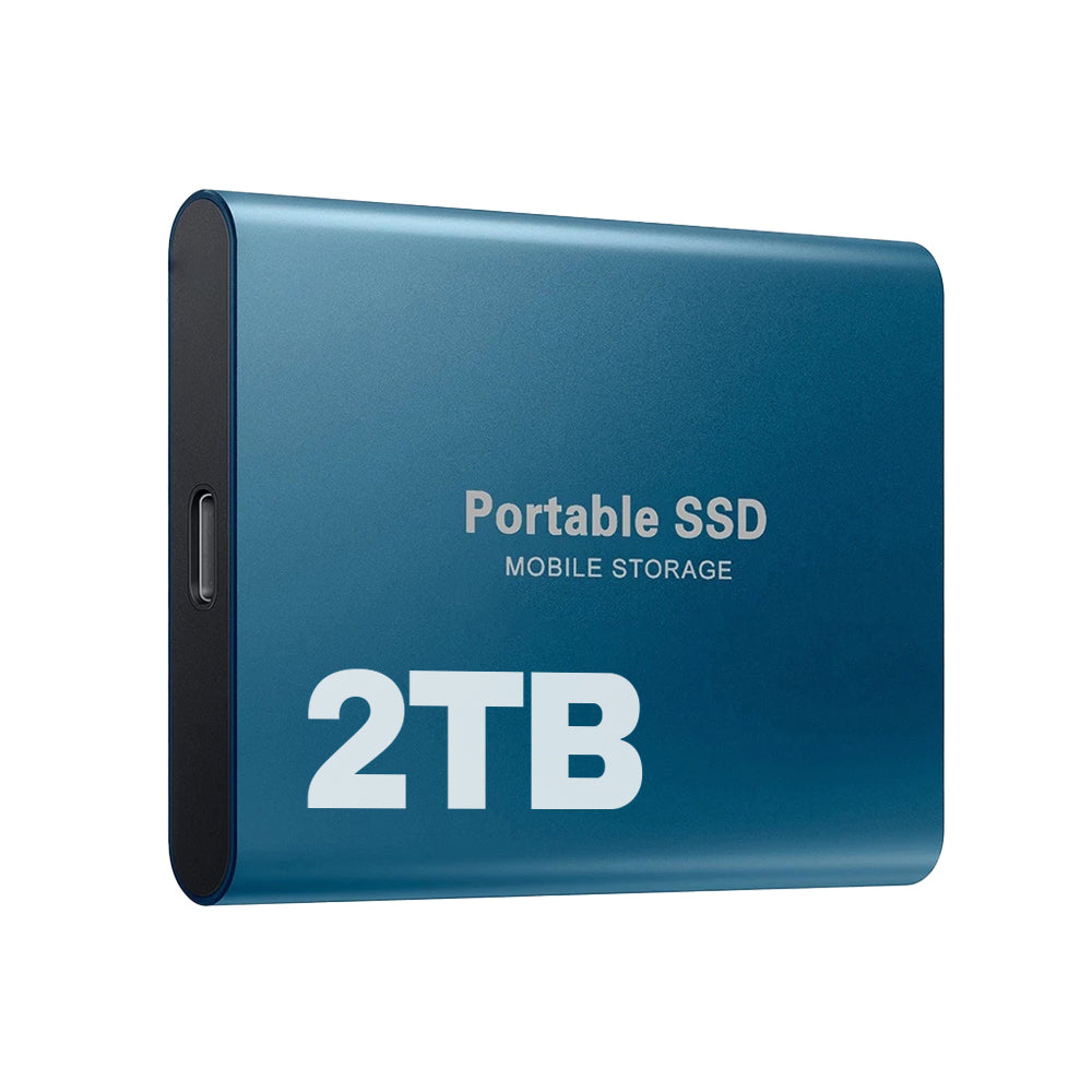 External SSD 2TB Portable USB-C Drive for Fast Laptop and PC Storage