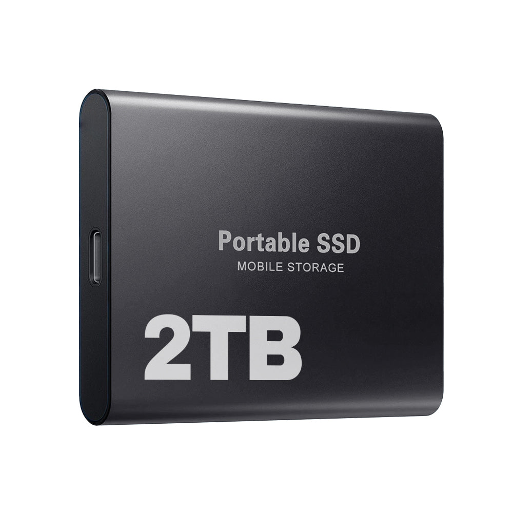 External SSD 2TB Portable USB-C Drive for Fast Laptop and PC Storage