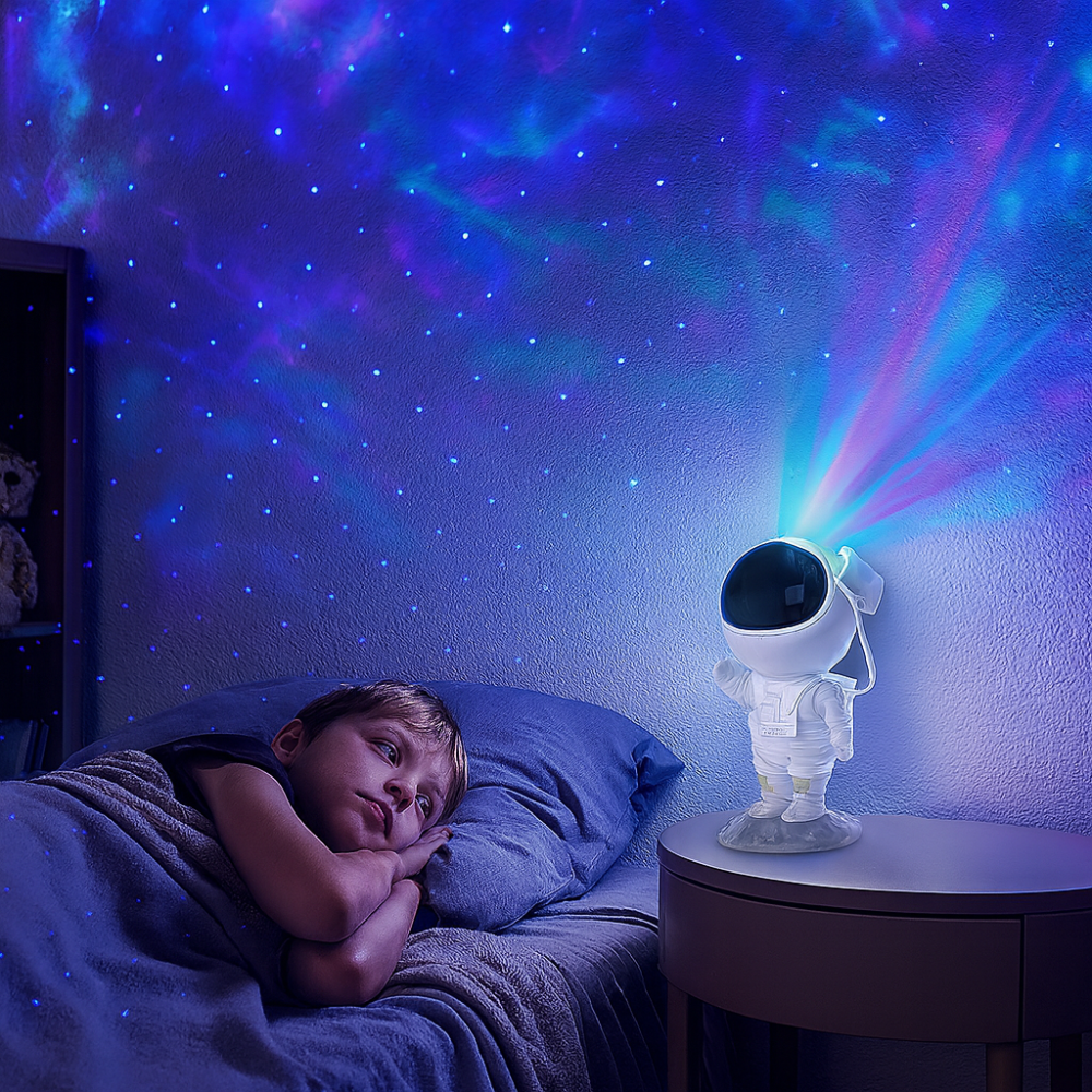 Galaxy Star Projector Astronaut Night Light LED Lamp