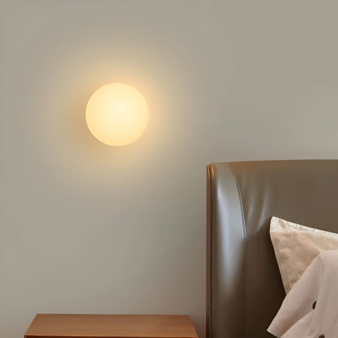 Wall Light Modern Glass LED Indoor Lamp Bedroom Living Room