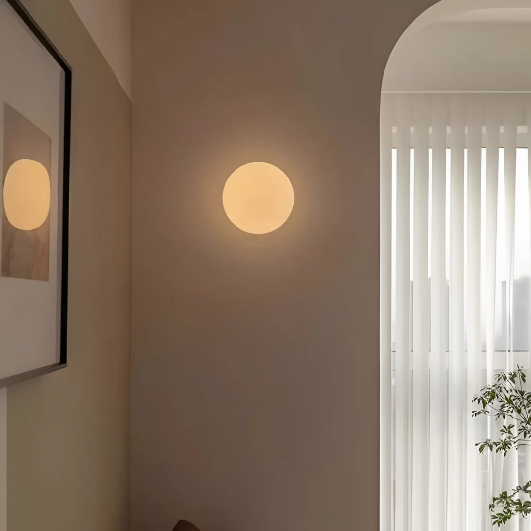 Wall Light Modern Glass LED Indoor Lamp Bedroom Living Room