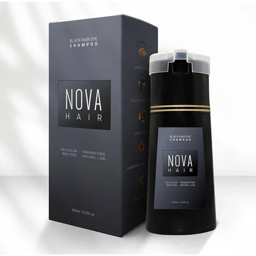 Hair Colouring Shampoo for Grey Coverage and No-Damage Colour