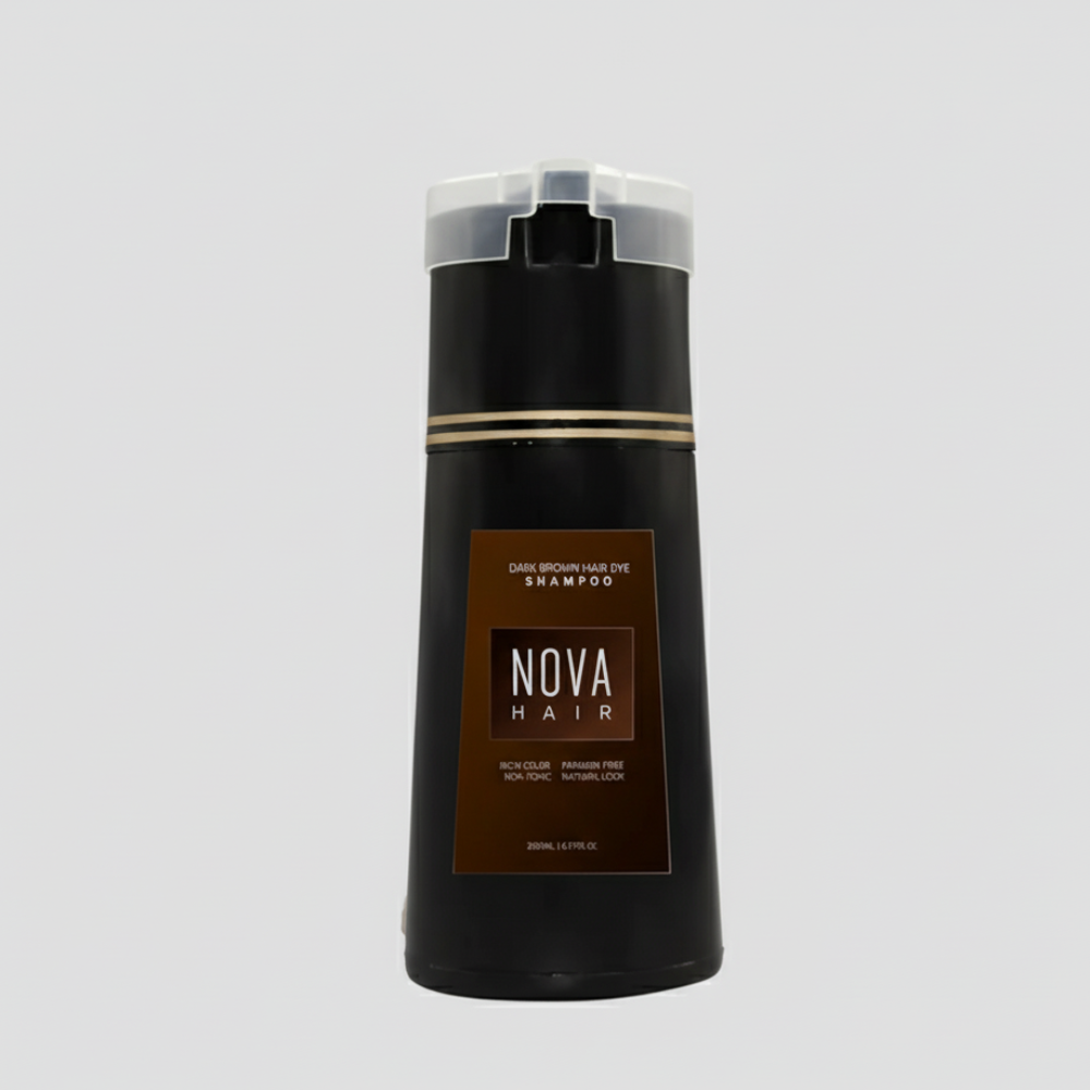 Hair Colouring Shampoo for Grey Coverage and No-Damage Colour