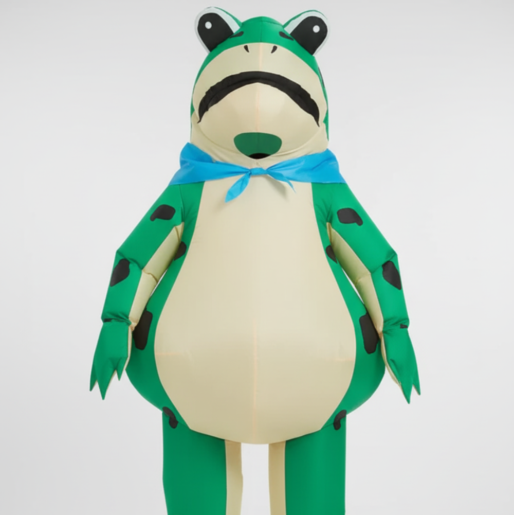 Halloween Inflatable Frog Costume Adults Funny Oversized Outfit