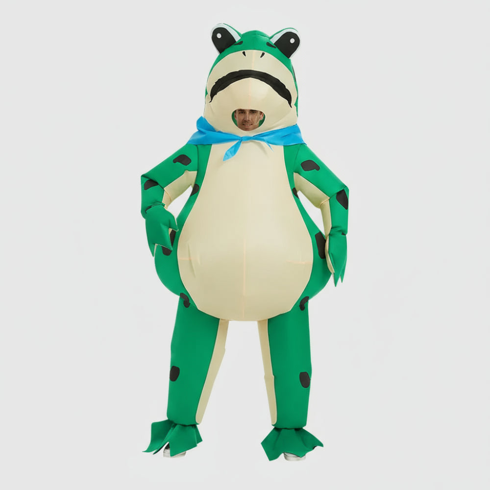 Halloween Inflatable Frog Costume Adults Funny Oversized Outfit