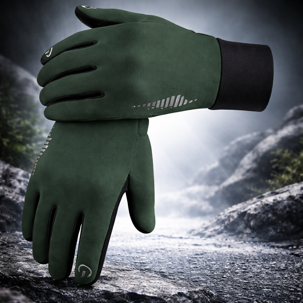 Heated Gloves Touchscreen Non Slip Warm Fleece Lined Winter