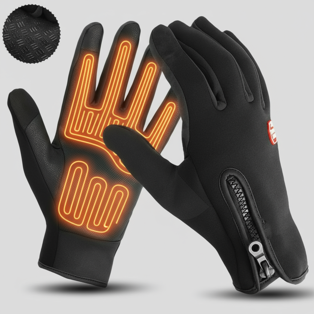 Heated Gloves for Cycling Skiing USB Charging Warming Winter Gear 0